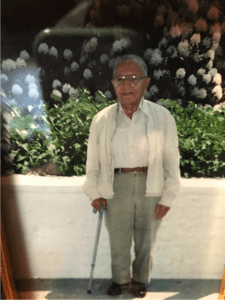 The author's father in his nineties.